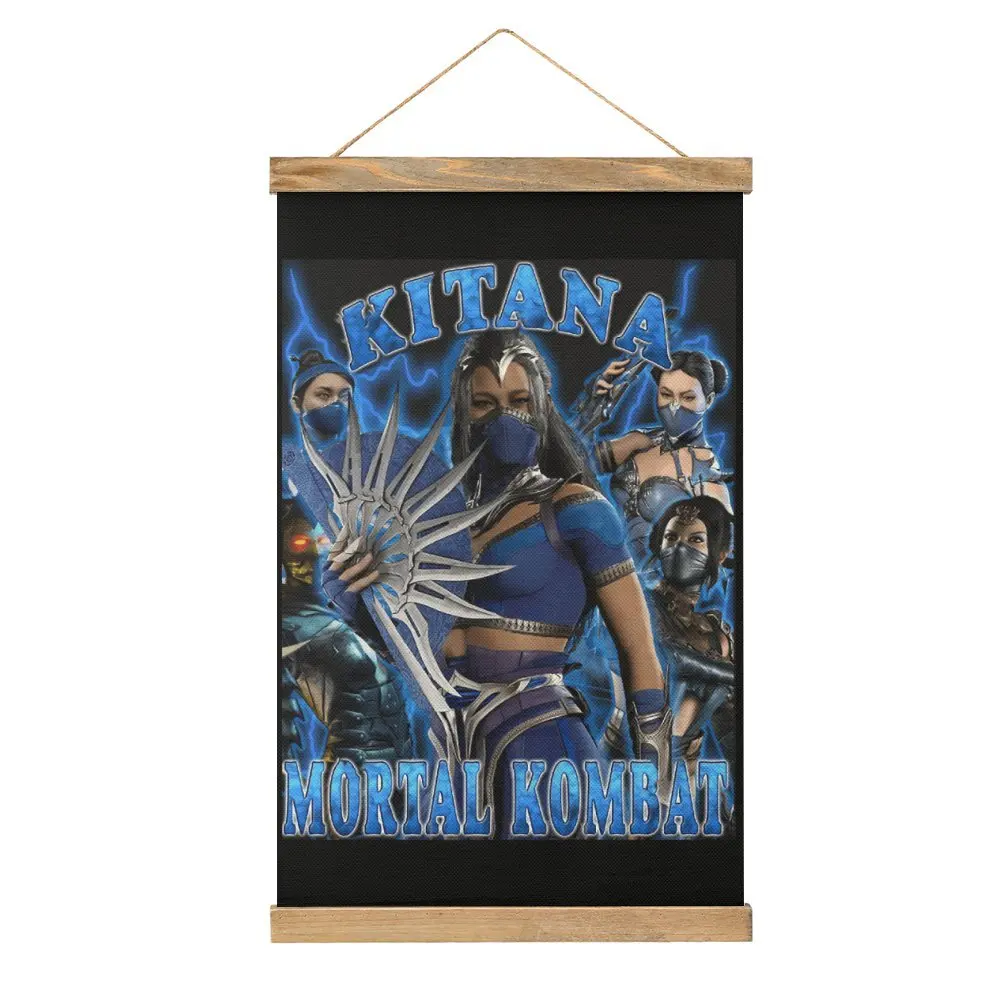 

Декоративная картина Mortal Kombat 1 Kitana, для ресторана, подвесная Картина на холсте, стильный декор