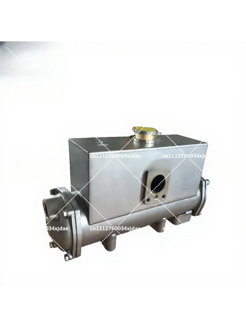 Stainless Steel Finned Tube Heat Exchanger Water to Water for Boat Engine Cooling