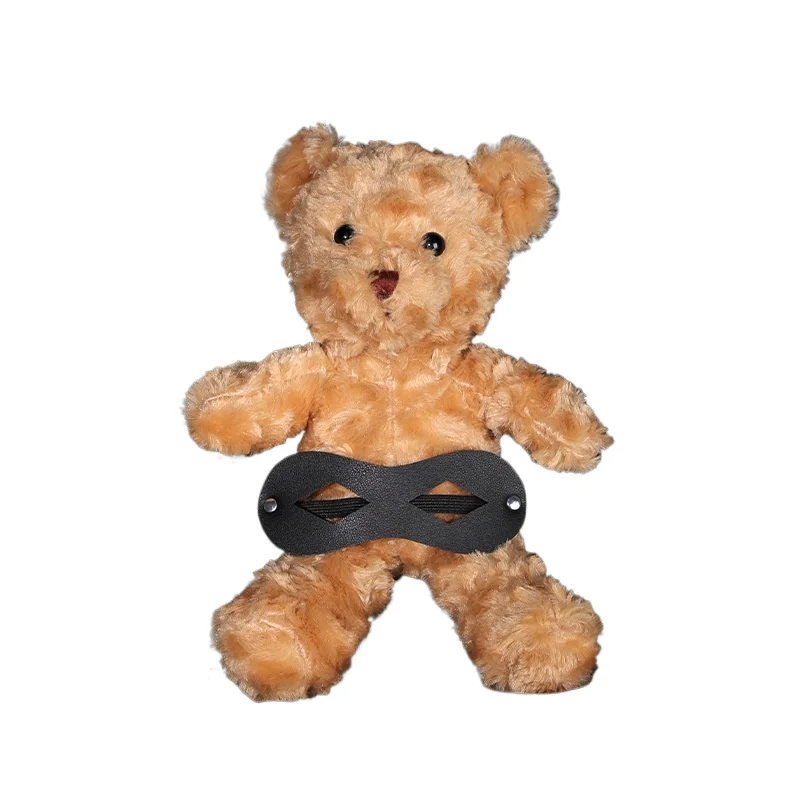 Couple Themed Hotel Decorations SM Bear Toy Props Eye Mask Full Body Restraint Game Gift Lingerie Adult