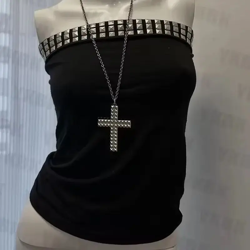 

Hip Hop Streetwear Y2k t-shirt Sexy Crop Tops Harajuku Casual Tank Tops Sleeveless Slim Fit Vest Grunge Cool Girl Crop Tops