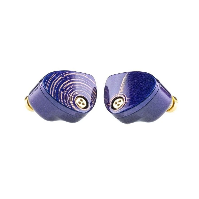

Color-changing composite diaphragm dynamic in-ear high fidelity earphones