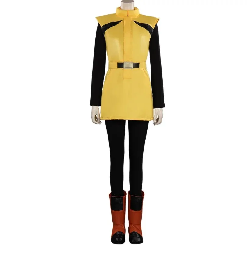 

Cosplay Anime Z-Bulma Yellow Top Dress Uniform Halloween Adult Women's Fantasy Carnival Suit Girls Girls