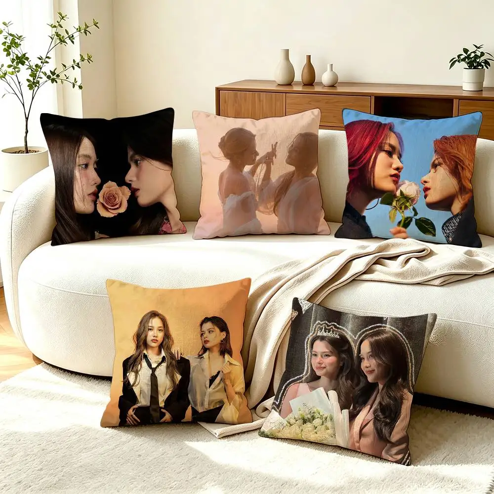 F-FreenBecky T-Thai GL Drama  Square Double-Sided printed Pillow Case Bedroom Bedside Pillow Sofa Cushion Cover