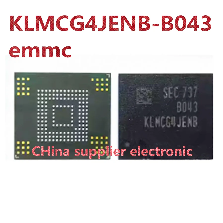 

KLMCG4JENB-B043 подходит для Samsung emmc 153 ball мобильный телефон шрифт Б/у для хорошего мяча ic