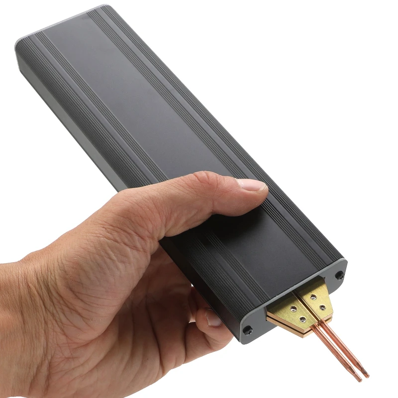 

battery spot welding machine, British-Japanese software, mobile phone battery cell 18650 lithium battery welding