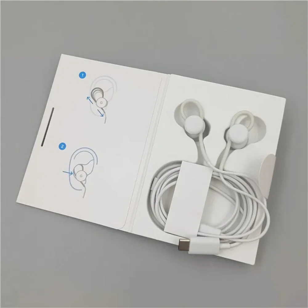 Google Type-C In-ear Wired Earphone With Mic for Pixel 9 Pro Fold 8 7 6 Pro XL 9A 8A 7A 6A 4A 4G 5G XXL USB C Music Earpbuds