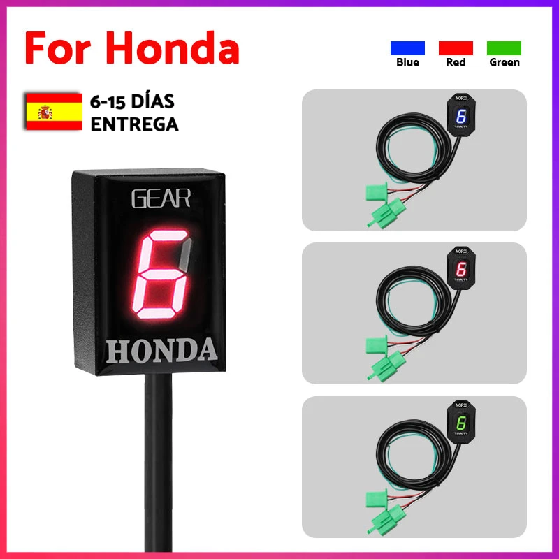 Indicador de marcha para honda CB1100SF, CB600S, CBR150, CBR600, F3, F4, F4i, CBR929RR, CBR1100XX, 599, 919, Hornet, VFR750, 1-6