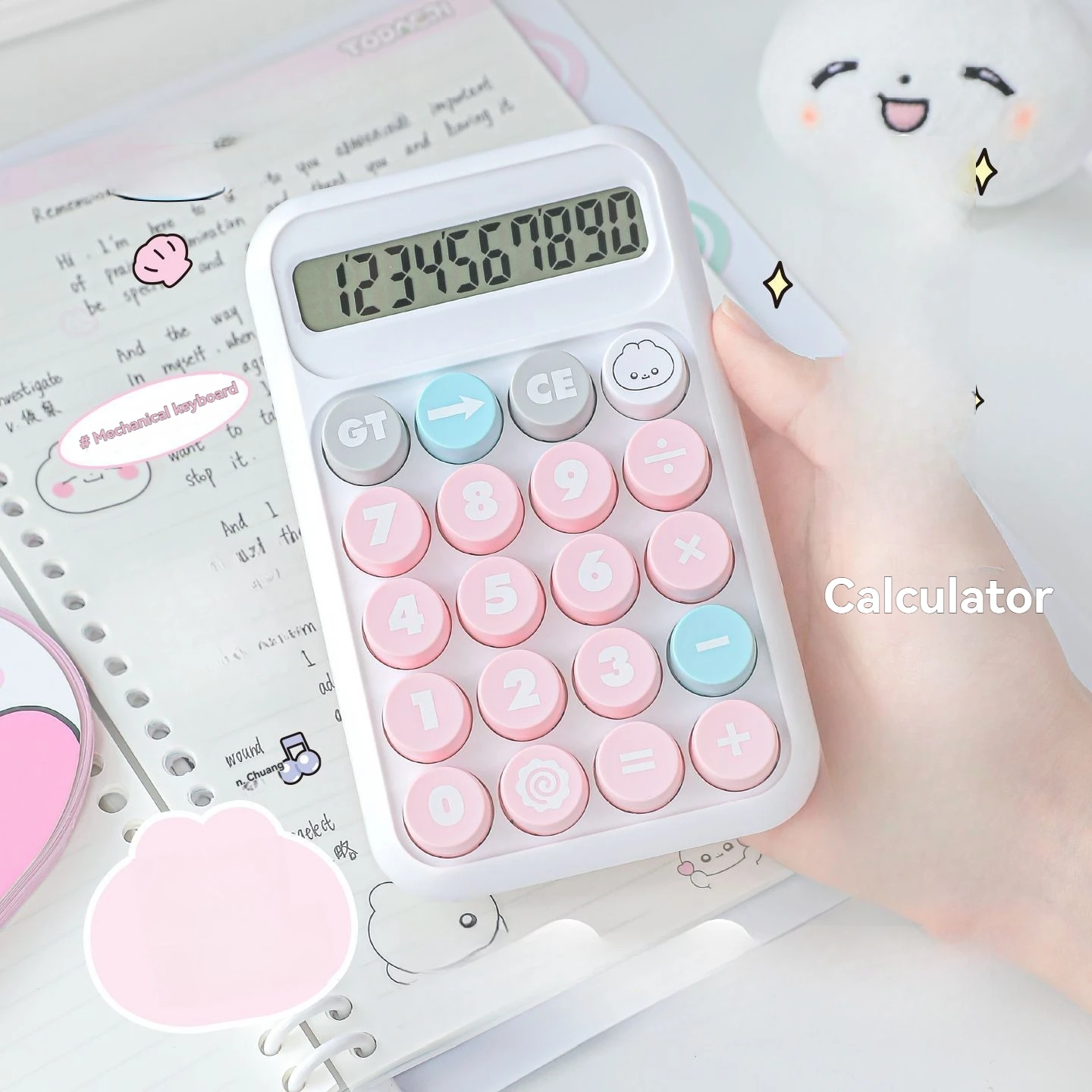 1 قطعة آلة حاسبة عالية الجمال طلاب المدارس الابتدائية الرياضيات طلاب الكمبيوتر #3