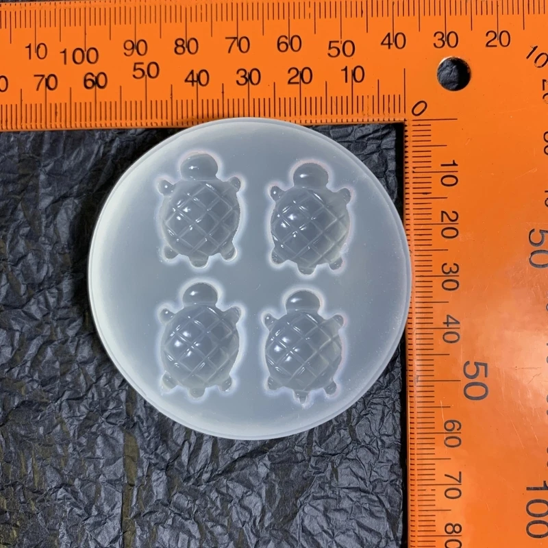 652F Cute Turtle Silicone Mold Fondant Mould Pastry Baking Decorating Tools Resin Ornaments Soap Mold Cake DIY Supplies