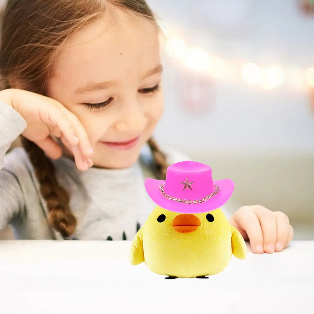 6 Stück Mini-Cowboyhüte, bezaubernde kleine Westernhüte, Miniatur-Dekorationen für Bastelarbeiten, Puppenhausbedarf, Partyzubehör