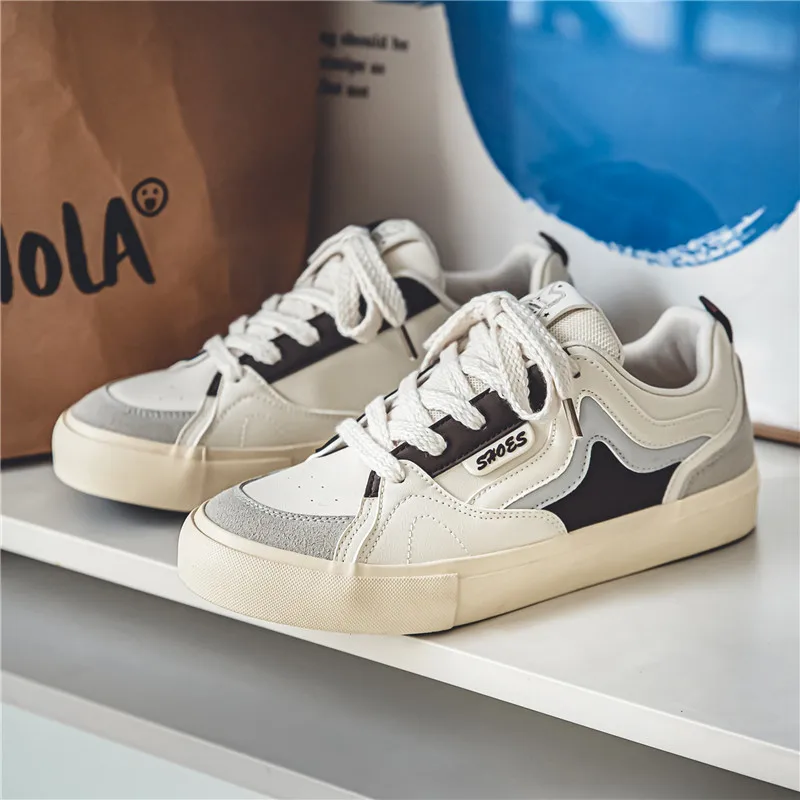 

Men's Spring and Autumn 2024 New Board Shoes Simple and Casual Versatile Vulcanized Shoes Running Student Shoes Men's Style