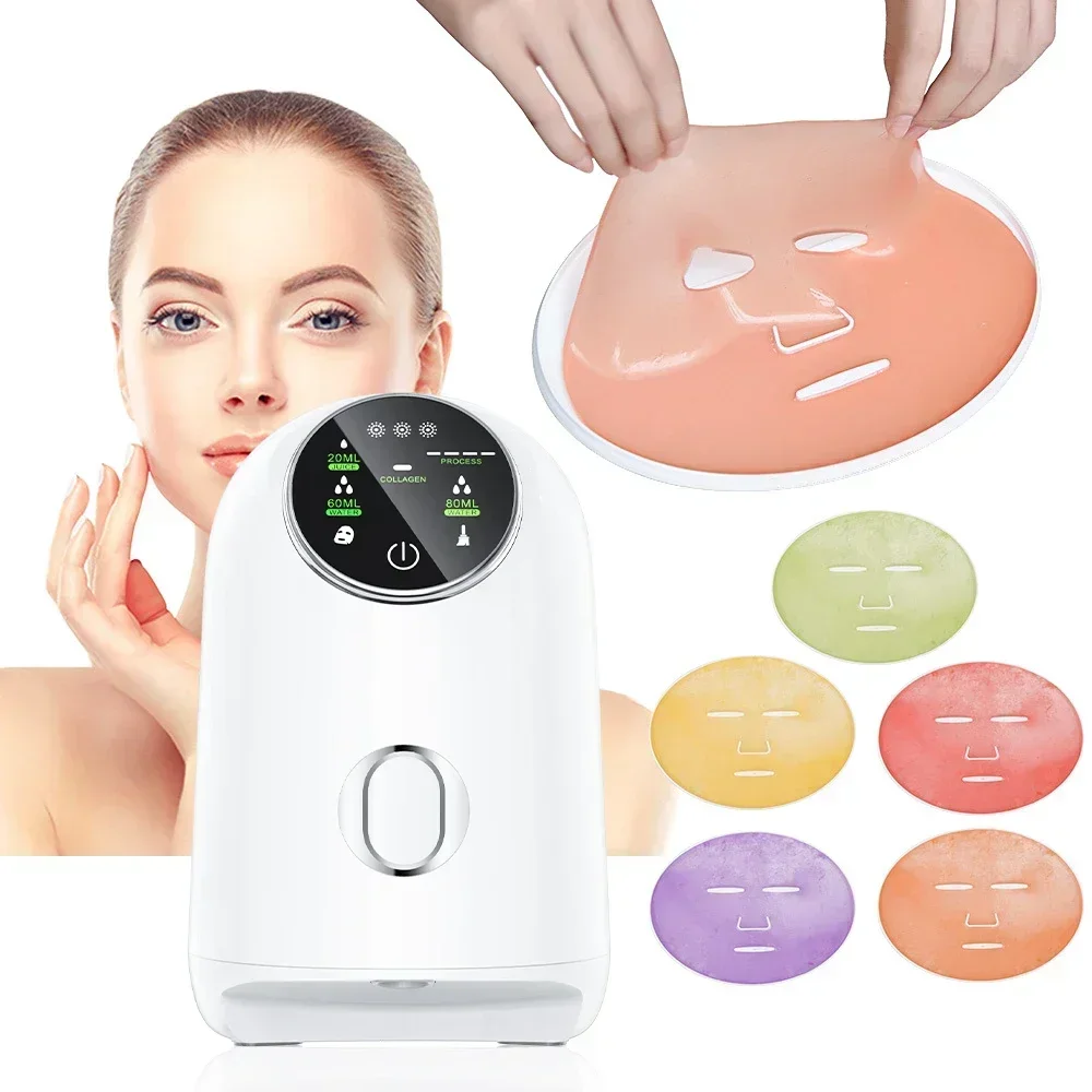 Face Mask Maker Machine Facial Treatment Home DIY Fruit Natural Vegetable Collagen Automatic Mask Maker Beauty Salon SPA Care