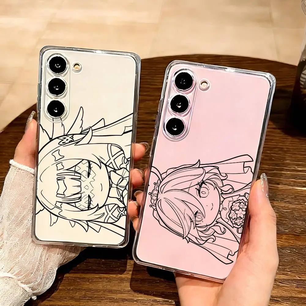 C-Clumbina Moon And F-Furian Whater-God Phone Case For SamsungA10 A12 A31 A40 A70 Transparent Cover Case