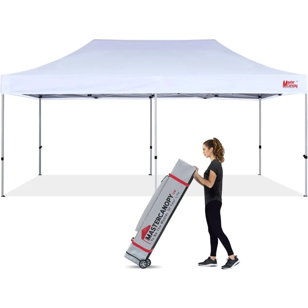 Barraca pop-up de grau comercial 10x20 para abrigo externo instantâneo em branco