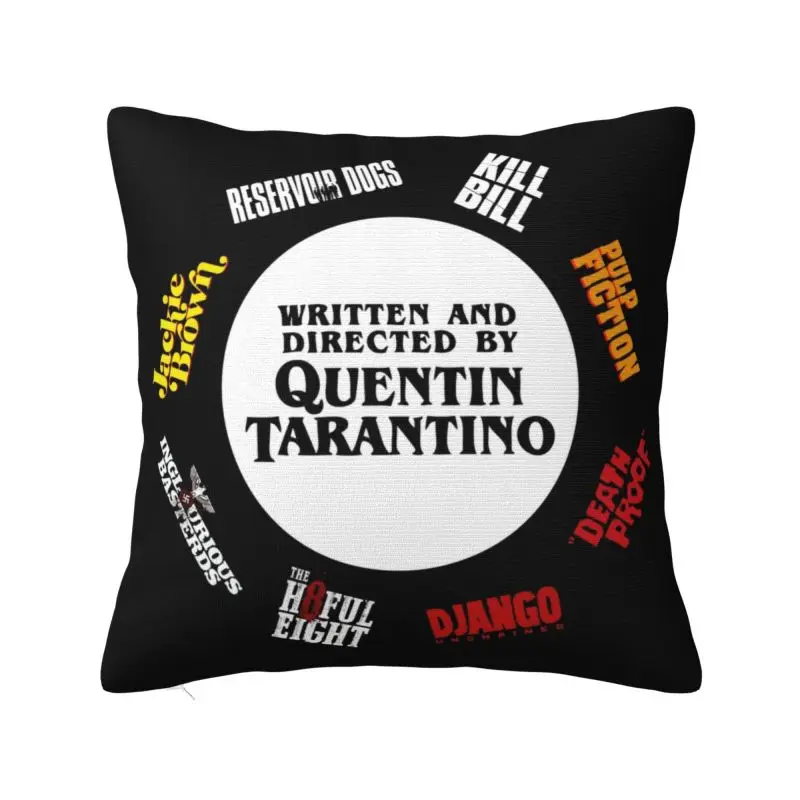 Quentin Tarantino Films Art Cushion Cover Pulp Fiction Kill Bill Soft Luxury Pillows Home Decor