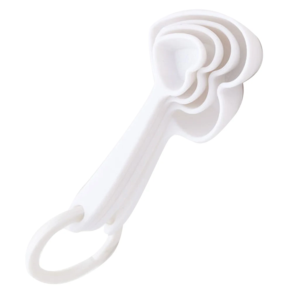 

3 Sets/12pcs Heart-shaped Measuring Spoon Tableware Salt Baby Cute Tea Spoons Seasoning Flat Ingredients Appetizer Small