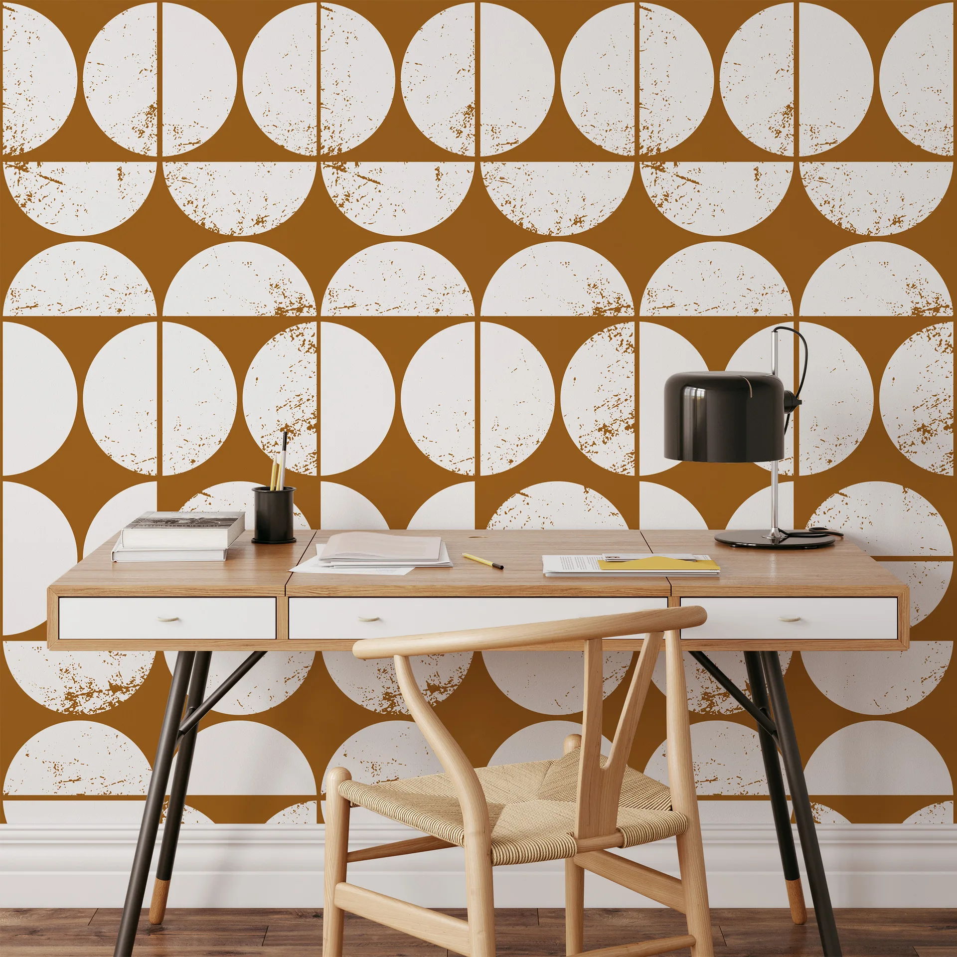 Mid Century Geometric Peel and Stick Wallpaper for Bedroom Bathroom Accent Wall Removable Self Adhesive Contact Paper Cabinet