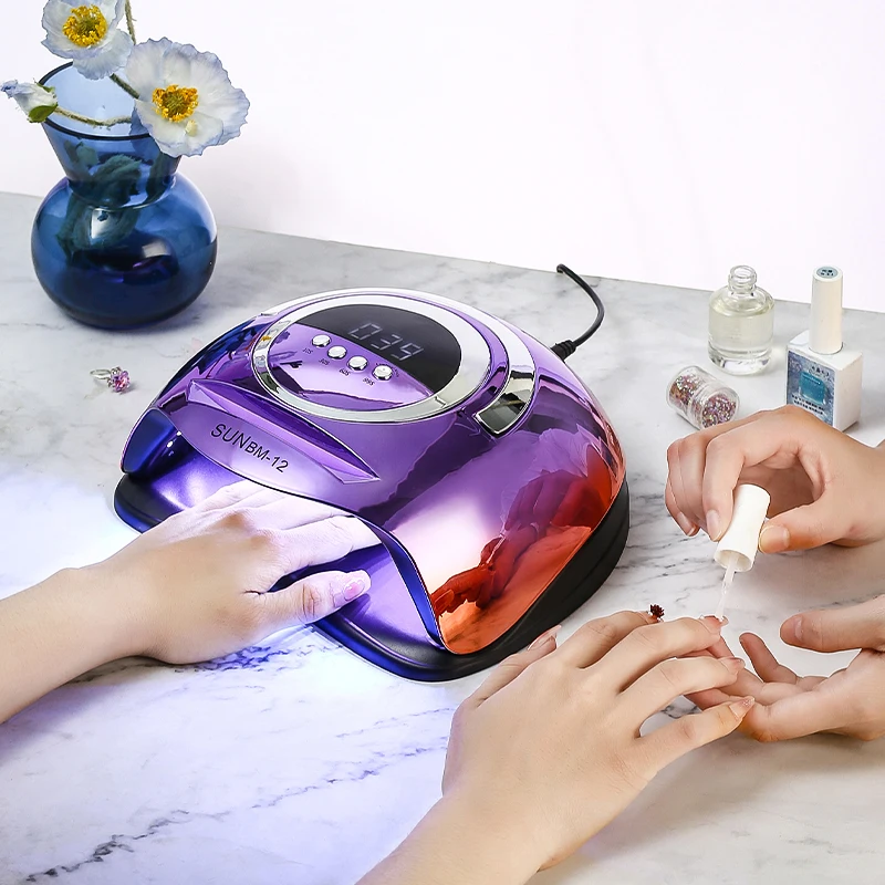 320W LED Nail Dryer Lamp Professional UV Nail Lamp for Nails Manicure 72 Beads Fast Curing Gel Polish Electroplated Drying Lamp