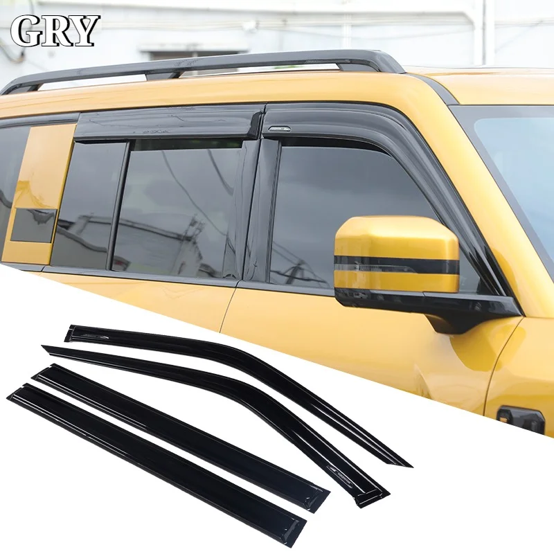 Car Window Visor Vent Sun Shade Rain Guard Door Visor Rain Shield For BYD Equation Leopard 5 Denza B5 2023-2026 Car Accessories