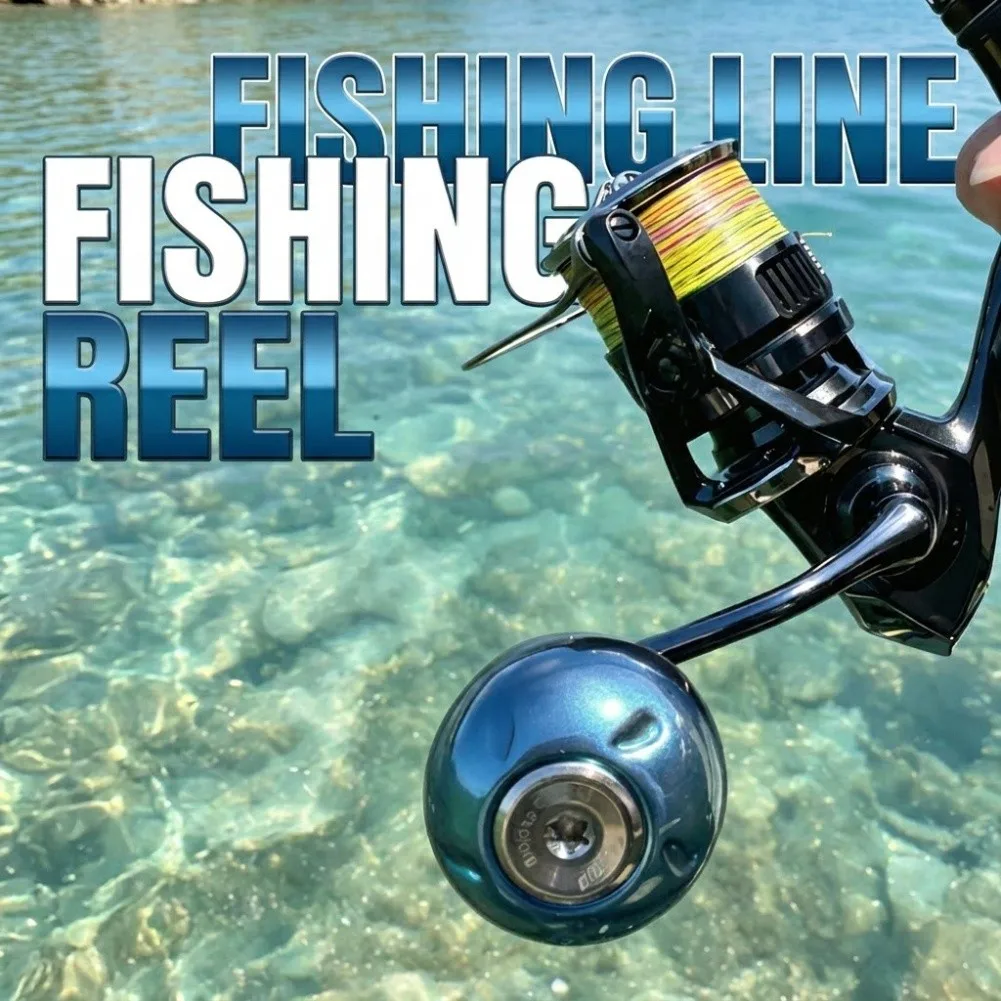 Balanced Feel Round Reel Knob for Better Control When Casting and Retrieving on Compatible For Baitcasting and Reels