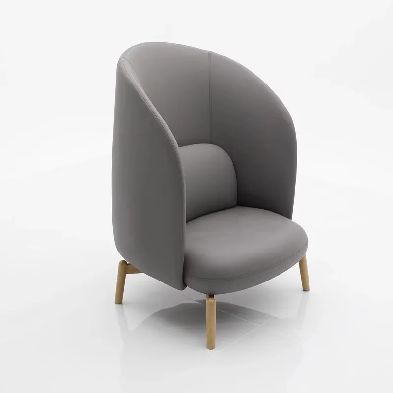 Light luxury sofa chair Staff rest Sofa chair Hotel clubhouse VIP bank Public pedal