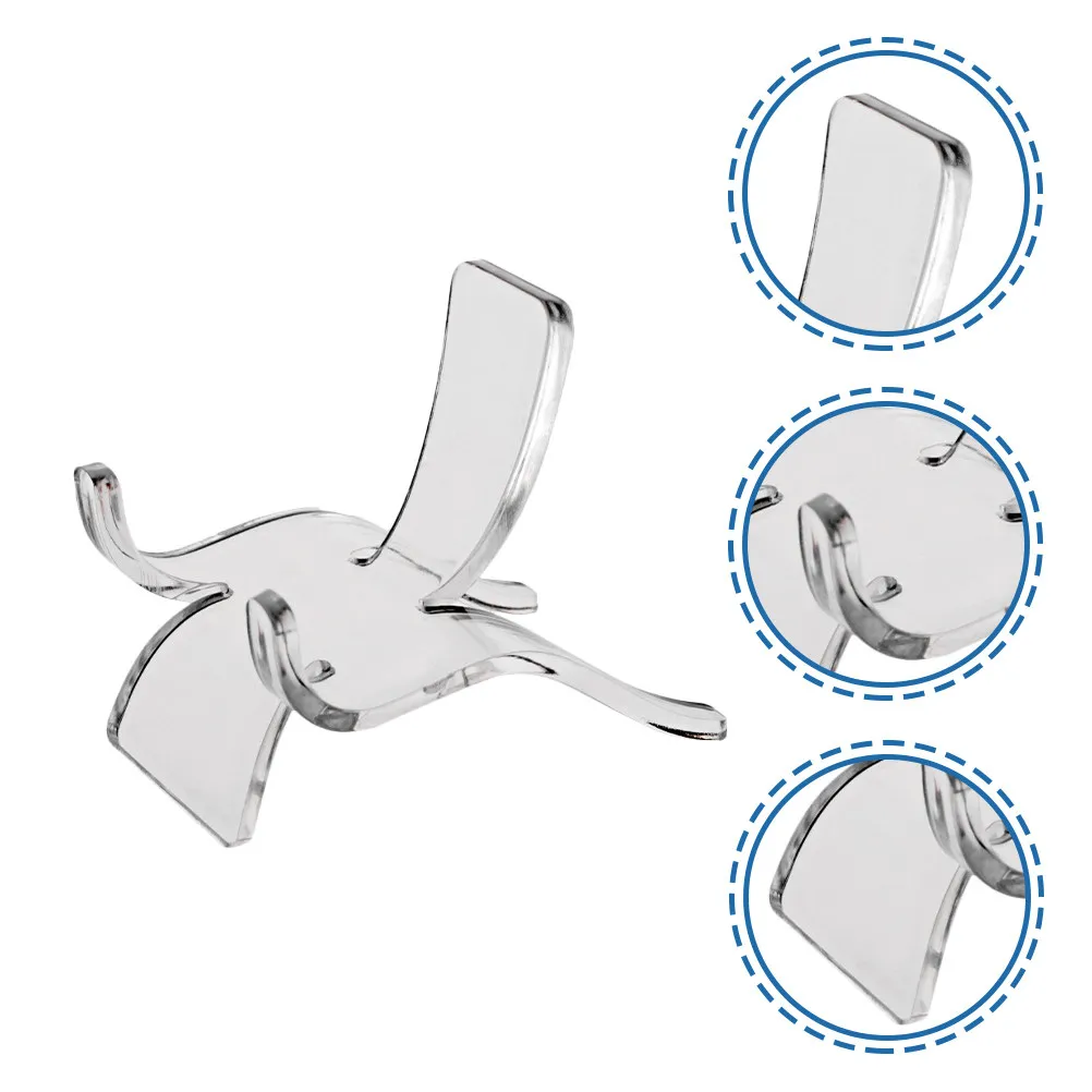 

24Pcs Crystal Display Stands Acrylic Clear Mini Easel Holders for Stones Gemstone Storage Crystal Stand Jewelry Stand