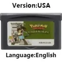 GBA Pokemon Series Game Cartridge Silver Rival Rom Hack 32 Bit Video Game Console Collection Card image 3