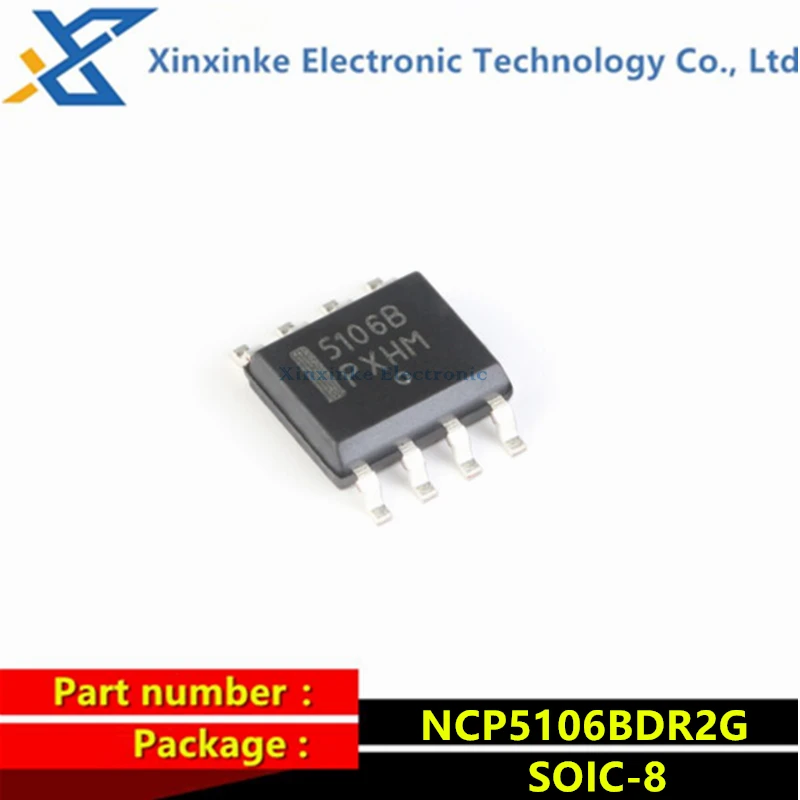 

5PCS NCP5106BDR2G SOIC-8 N-channel MOSFET/IGBT Driver Chip