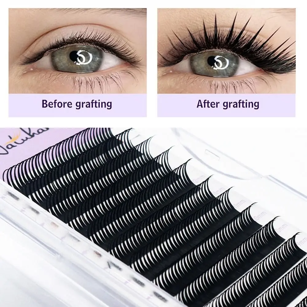 New 0.07mm Premade Fans Lashes Wispy Cosplay Type Wet Lashes C/D Curl Volume Manga Lashes Eyelash Extension
