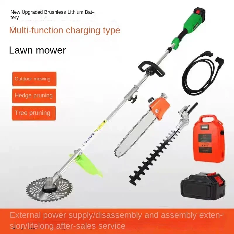 New high-altitude extension pole chainsaw lawn mower seedling trimmer horticulture home lawn mower hedge trimmer lawn mower