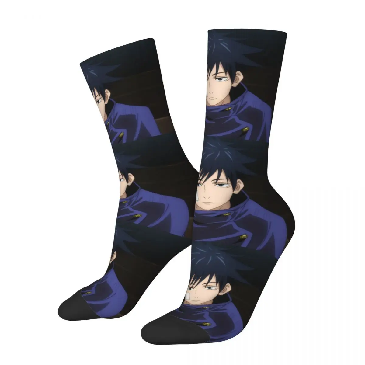 Megumi Besto Friendo Jujutsu Kaisen Sukuna Anime Socks Harajuku Sweat Absorbing Stockings All Season Long Socks for Man's Woman