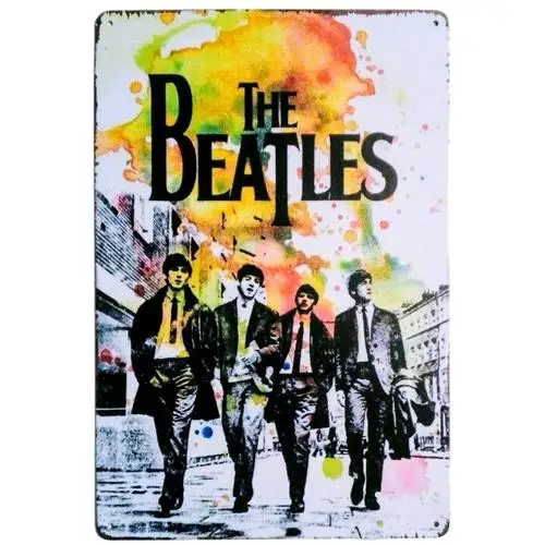 The 60s Retro Metal Sign Vintage Rock & Roll Tin Poster Decor