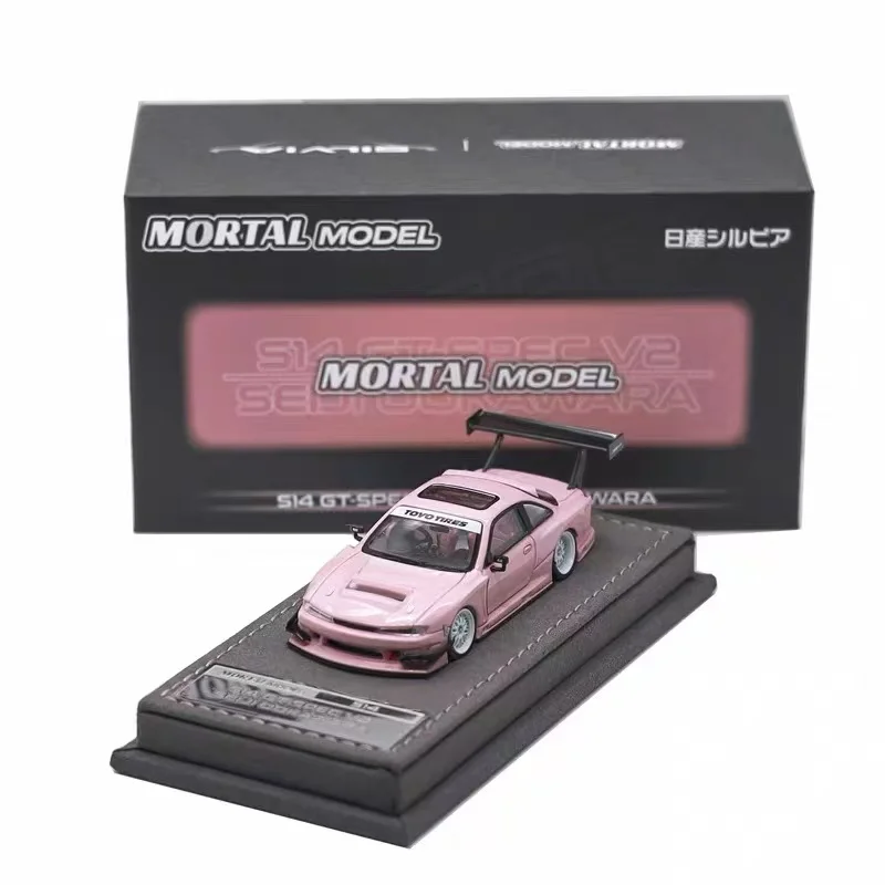 Mortal 1:64 S14 Silvia Vertex Ridge  Alloy Die Casting Car Model Collection Model Boy Gift Christmas Gift Boys' Toys