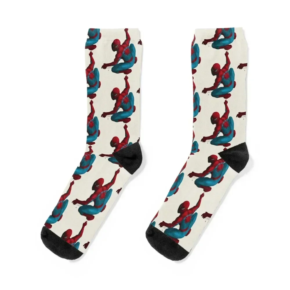 

He climbs walls Socks heated retro Lots colored Men Socks Women's
