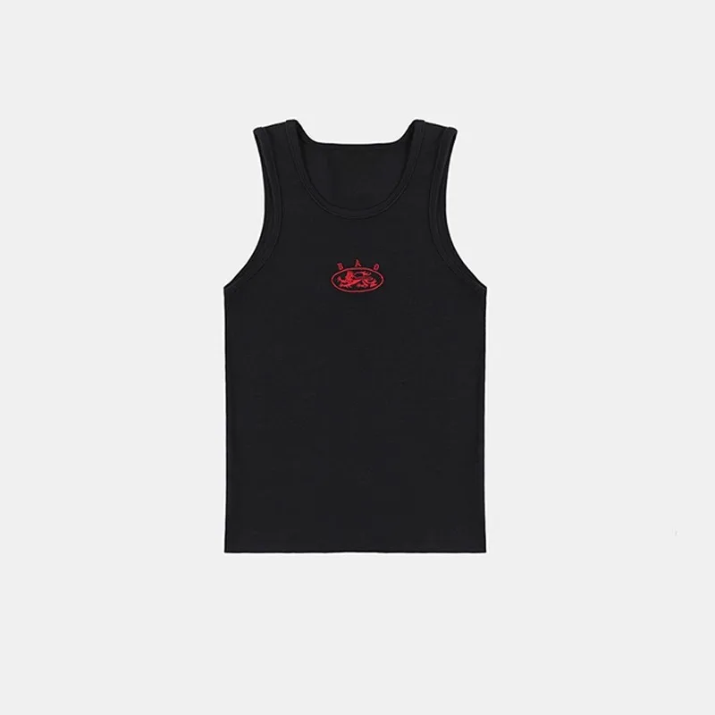 Badblood T-shirt Korea Spice Girls Workwear Camisole Tank Top Women Casual Embroidered Sports Tops