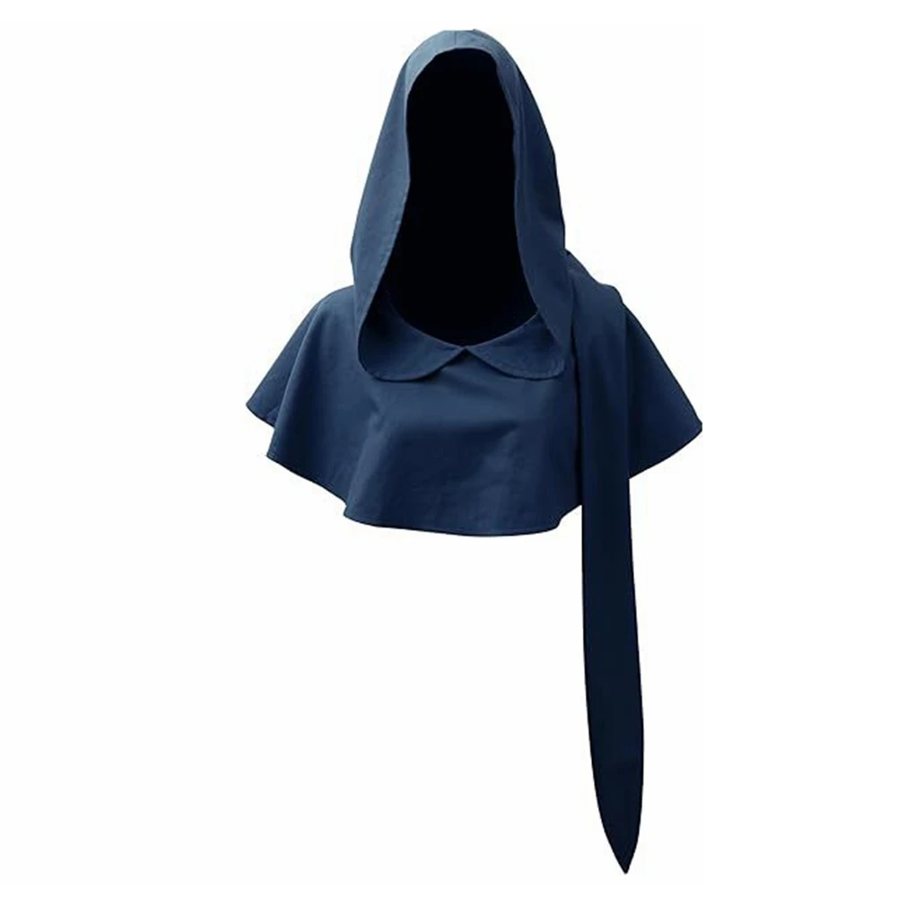 Medieval Hood Mantel for Women Vintage Witch Renaissance Cloak Cape