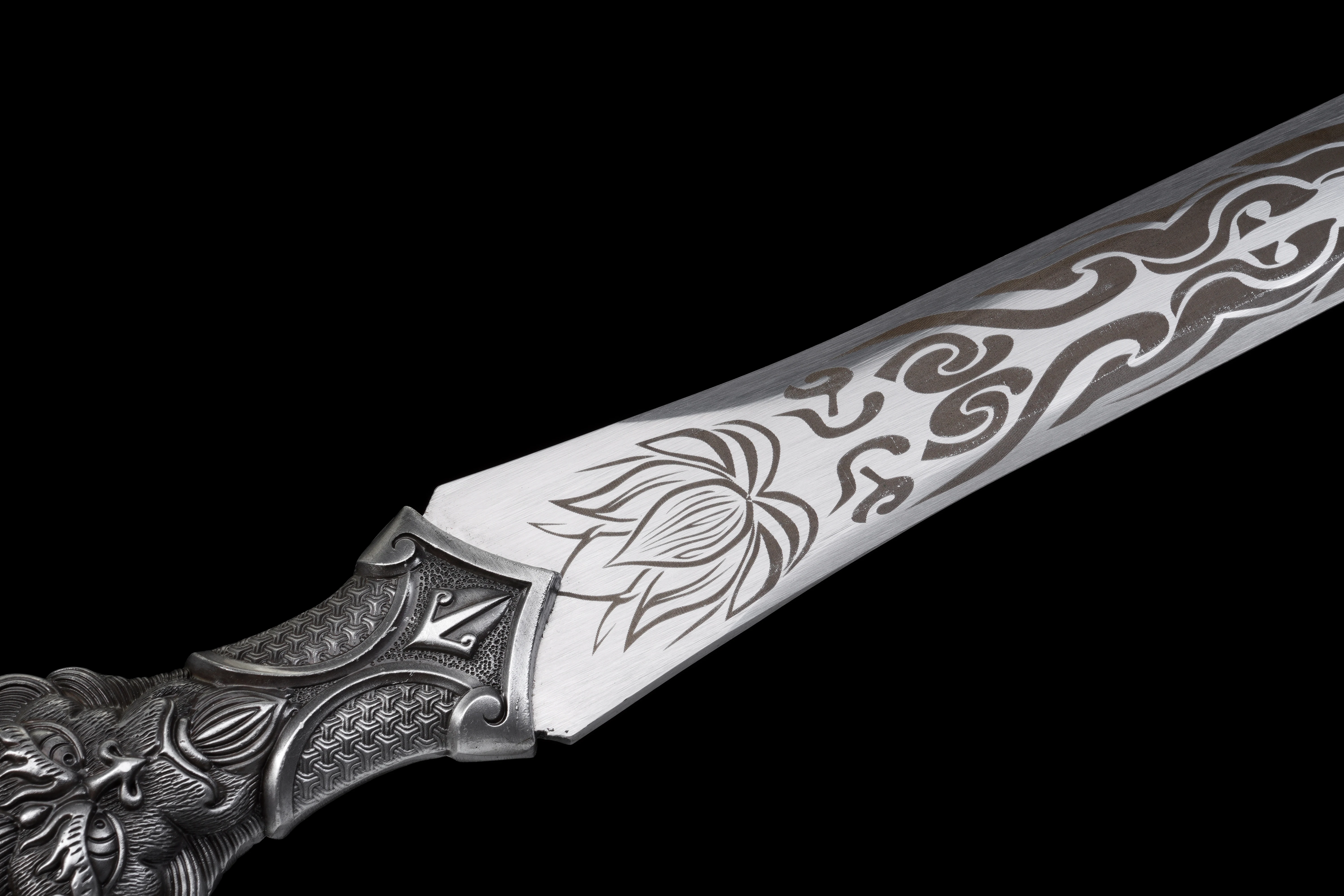 قرد الوحش الساموراي السيف الصلب حاد بيد واحدة القرن السيف كاتانا تأثيري لعب الأدوار ، فنون الدفاع عن النفس عشاق هدية ،