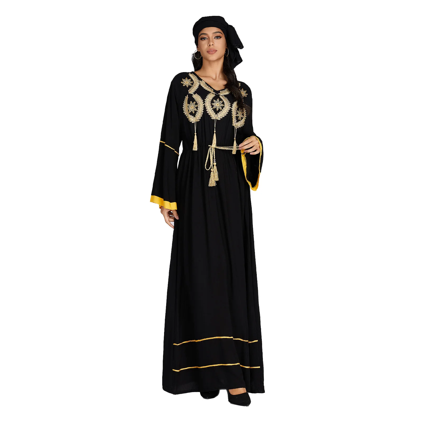 2024 Plus size Caftan Traditional Dress cotton beach home dashiki abaya Short Sleeve Cover up African Dresses For Women Moroccan