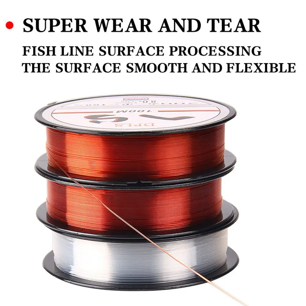 

High Quality 100M Nylon Fishing Line Super Strong Japan Monofilament Fishing Wire Tackle For Bass Carp Fish Fishing Accessories