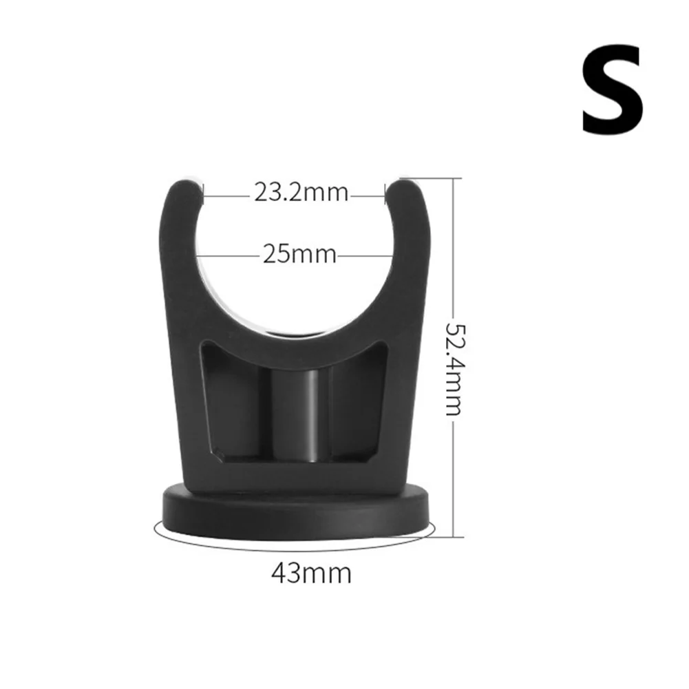 Portafilter Rack Portafilters Holder Black Convenient Light Weight PVC Simple Small Size Wall Rack Home Kitchen