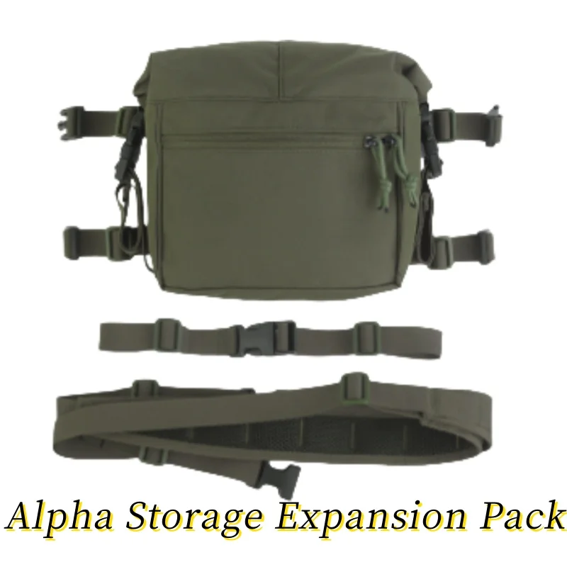 

Alpha Chest Hanging Storage Expansion Bag with Large Capacity Storage, Supports Molle System, Can be Used Together