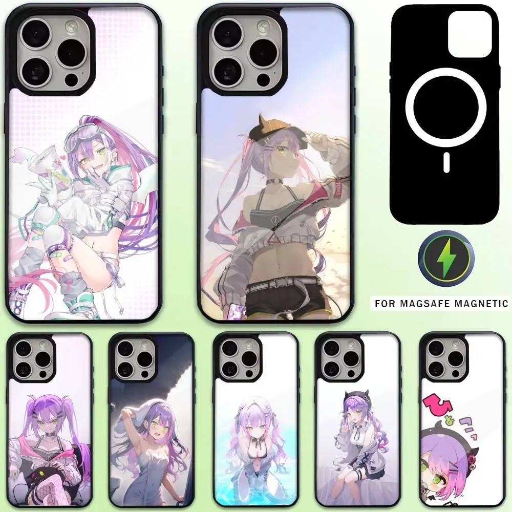 

Tokoyami Towa Hololive Phone Case For iPhone17,16,15,14,13,12,11 Plus,Pro Max Magnetic For Magsafe Wireless Charging