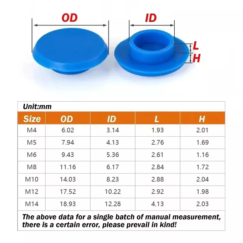 M3 M4 M5 M6 M8-M24 Practical Black Hex Socket Fasteners Screws Covers Caps Allen Bolt Screw Nut Round Head Cover Cap Protector
