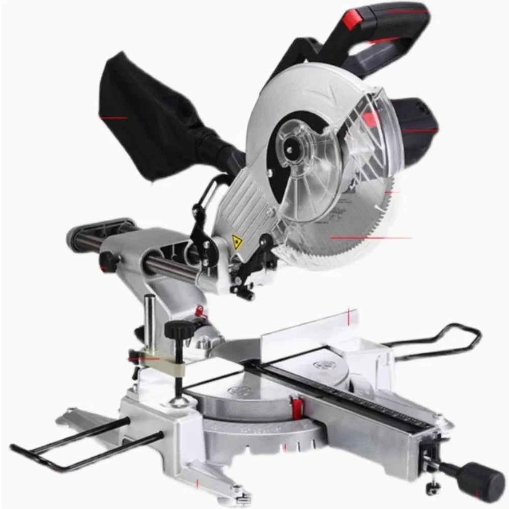 Multi Functional 10 Inch 12 Inch Pull Rod Cutting Machine, Stainless Steel Aluminum Alloy Cutting Machine, Oblique Cutting Saw,