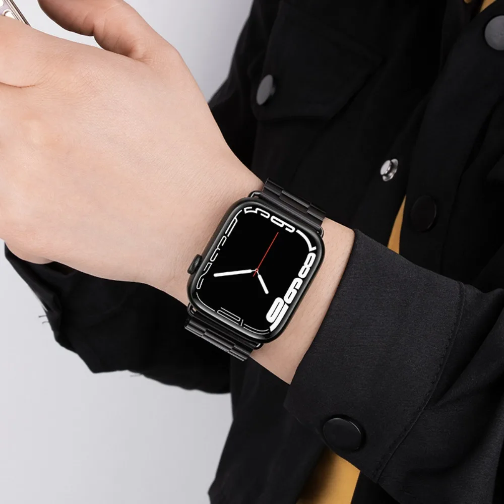 Apple Watch用メタルストラップ,iwatch 10 ultra 9 8 7 6 5 se,49mm, 45mm, 41mm, 44mm, 40mm, 42mm 46mm、38mm