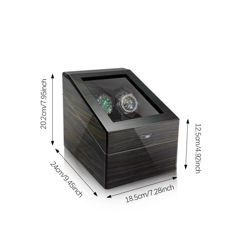 กล่องหมุนนาฬิกาอัตโนมัติ 1 ชิ้น, กล่องใส่นาฬิกา 3+3 ช่อง, กล่องเก็บนาฬิกาความจุขนาดใหญ่, มอเตอร์เงียบ, ไฟ LED, หมอนรองนาฬิกาแบบนุ่ม