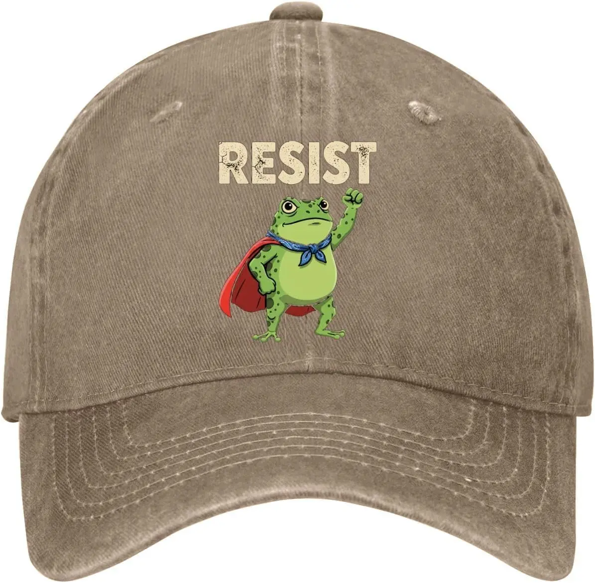 Resist Frog Portlan Frog Protest for Men Women Hat for Women Aesthetic Washed