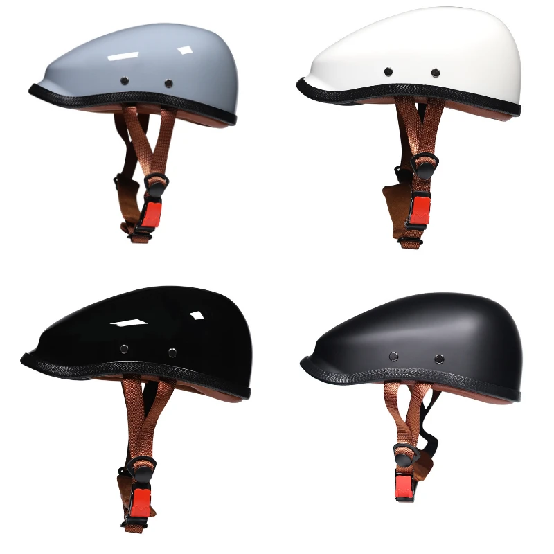 

Новинка 2023 года, ретро-берет, ведро для воды, полушлем, бандит, японский стиль, не мотоцикл, Интернет-знаменитости, материал ABS