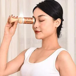 Jade Moxibustion Schaben Massager Wermut Brenner Warme Körper Massage Moxa Therapie Heizung Akupressur Meridian Schmerzen Lindern