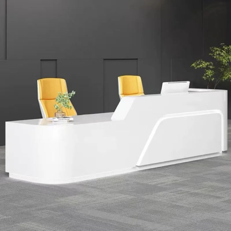 Simple Creativity Reception Desks Clothing Store Fashion Modern Reception Desks Retro Office Furniture Zum Empfang ZY40JDT